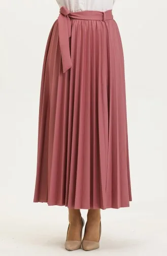 Riem Gedetailleerde Geplooide Hijabrok Brc1505 1505-06 Lichtroze 1505-06