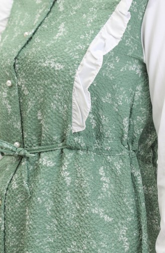 Schwungrad Detaillierte Tunika Mint T1565 1082