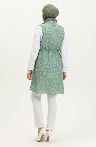 Schwungrad Detaillierte Tunika Mint T1565 1082