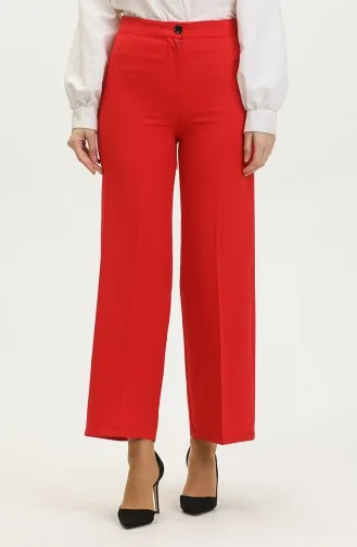 Pantalon Large 1151-02 Rouge Flamme 1151-02