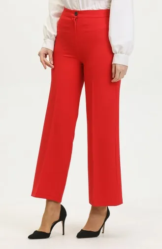 Pantalon Large 1151-02 Rouge Flamme 1151-02