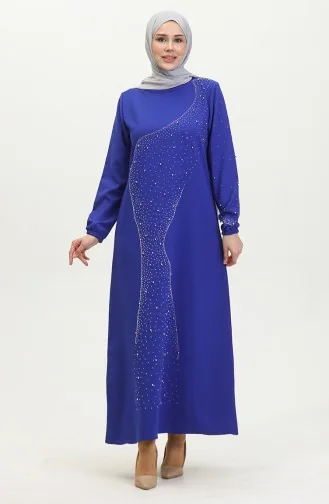 Abendkleid Mit Steindruck 0407-01 Saks 0407-01