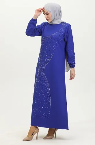 Abendkleid Mit Steindruck 0407-01 Saks 0407-01