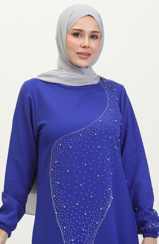 Abendkleid Mit Steindruck 0407-01 Saks 0407-01