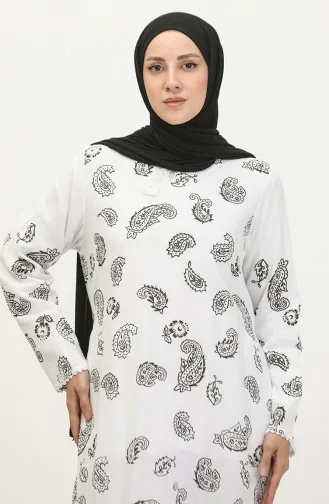 Şile Stoffkleid 5656-09 Weiß 5656-09