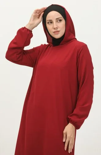 Araboy-tuniek Met Capuchon 1692-02 Bordeauxrood 1692-02