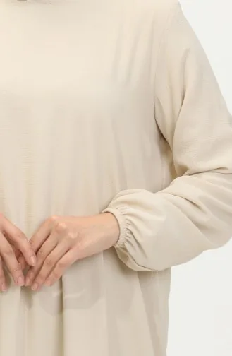 Hooded Araboy Tunic 1692-01 Cream 1692-01