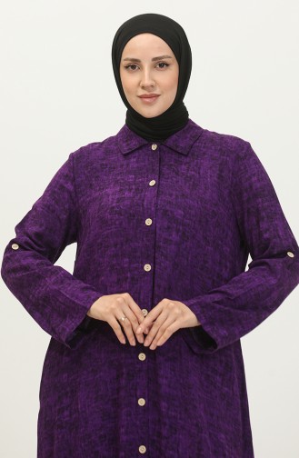 Şile Araboy-tuniek Met Knopen 2028-01 Paars 2028-01