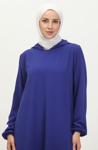 Kapüşonlu Araboy Tunik 1692-05 Saks