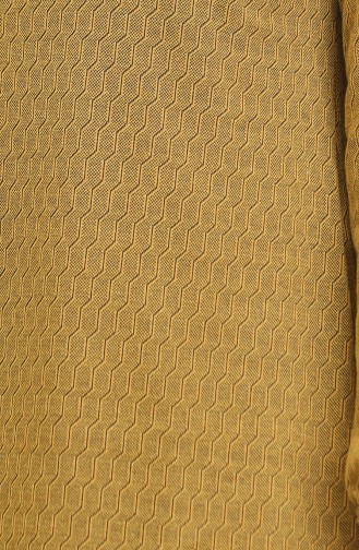 Desenli Jakar Tunik 8723-01 Safran Renk