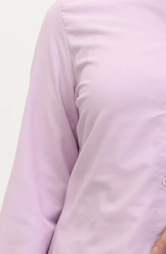 Tunique A Boutons Col Judge 6112-04 Lilas 6112-04