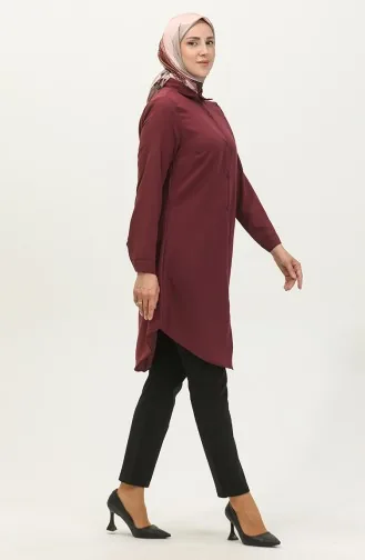 تونيك بأزرار  6122-02 برقوقي 6122-02