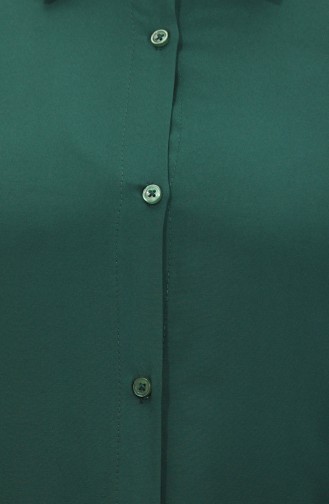 Tuniek Met Viscoseknopen 6110-05 Smaragdgroen 6110-05