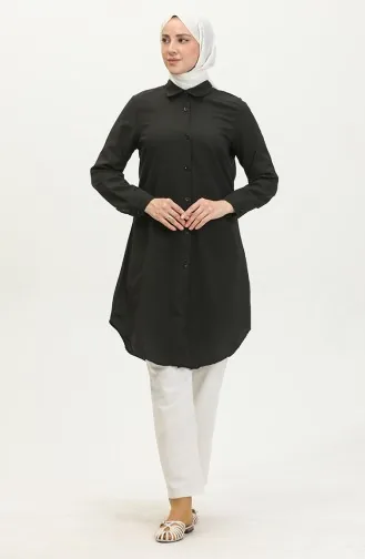 Buttoned Tunic 6122-06 Black 6122-06