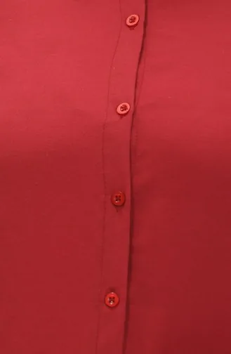 Tuniek Met Knopen 6111-06 Bordeauxrood 6111-06