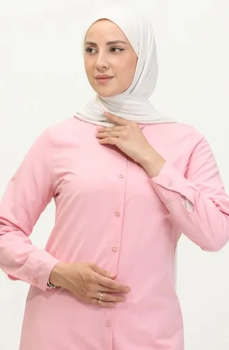 Geknöpfte Tunika 6111-05 Puder 6111-05