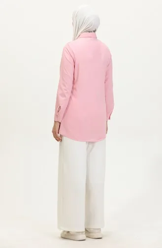 Geknöpfte Tunika 6111-05 Puder 6111-05