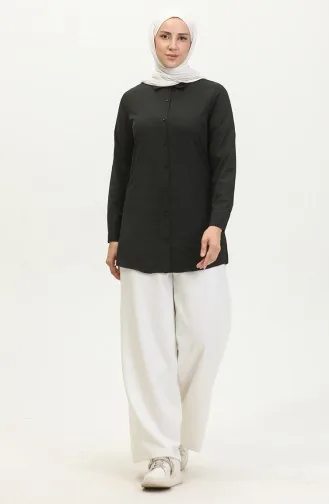 Tuniek Met Knopen 6111-08 Zwart 6111-08