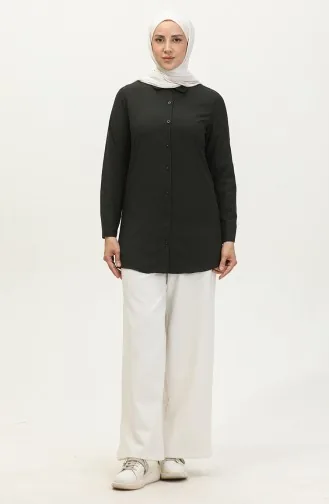 Tuniek Met Knopen 6111-08 Zwart 6111-08