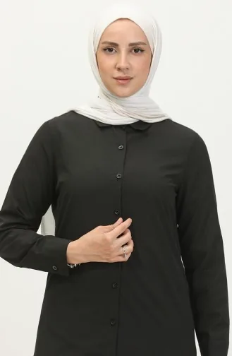 Tuniek Met Knopen 6111-08 Zwart 6111-08