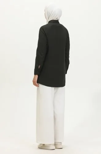 Tuniek Met Knopen 6111-08 Zwart 6111-08