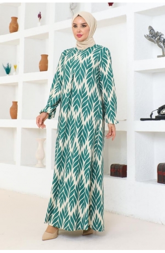 Vera A Pile Dress 9001-02 Green 9001-02
