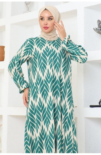 Vera A Pile Dress 9001-02 Green 9001-02