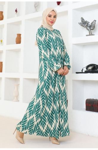 Vera A Pile Dress 9001-02 Green 9001-02