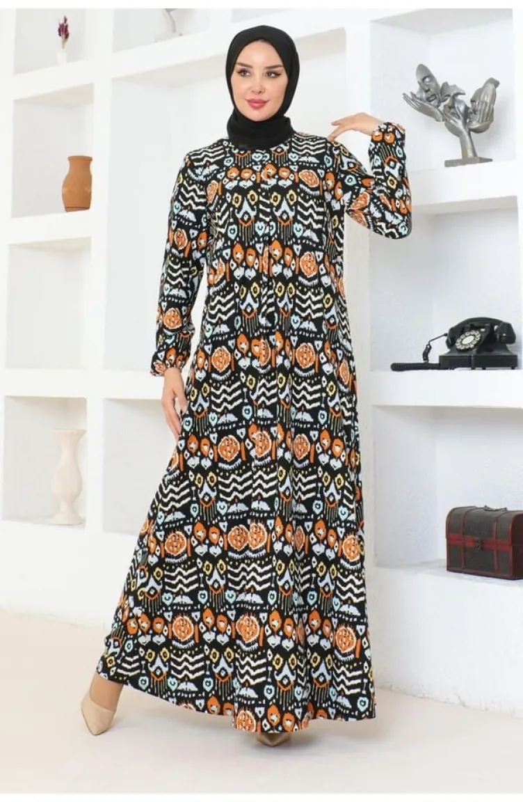 Vera A Pile Elbise 9001-04 Bebek Mavisi