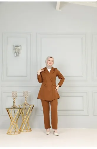 İkili Lena Takım Brc2411 2411-01 Kahverengi