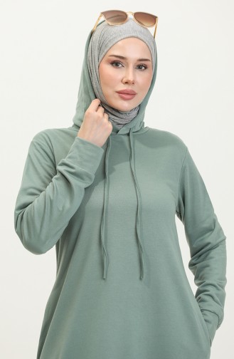 Robe Sport A Capuche Deux Fils 0190-20 Vert 0190-20