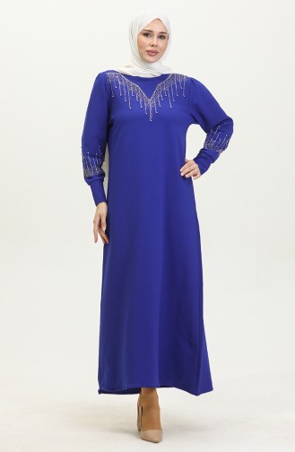 Steinbedrucktes Kleid 0406-05 Saks 0406-05