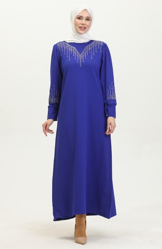 Steinbedrucktes Kleid 0406-05 Saks 0406-05