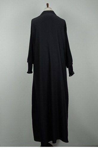 Grote Maat Jurk Met Stenen Detail Aan De Voorkant Zwart 7853 1317