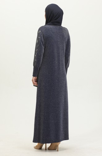 Robe Argenté Stoned 0408-03 Bleu Marine 0408-03