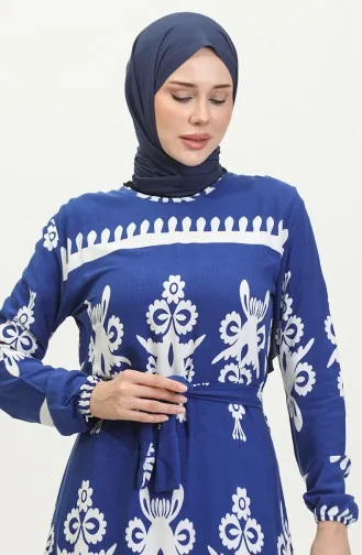 Robe Viscose à Motifs 81872-02 Saks 81872-02