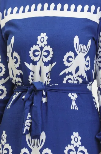 Robe Viscose à Motifs 81872-02 Saks 81872-02