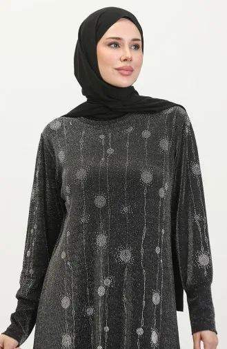 Stone Silvery Dress 0408-01 Black 0408-01