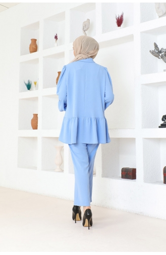 Double Suit With Frilly Skirt Brc1316 1316-02 Baby Blue 1316-02