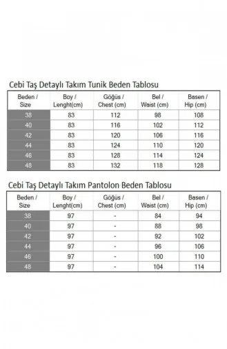 Pocket Stone Detailed Suit Black 19210 15240
