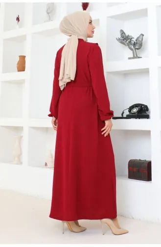 Robe Aerobin A Volants Rose 0072-01 Rouge Claret 0072-01