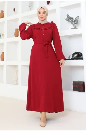 Robe Aerobin A Volants Rose 0072-01 Rouge Claret 0072-01