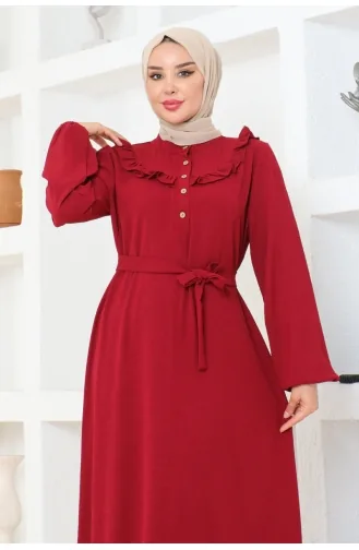 Robe Aerobin A Volants Rose 0072-01 Rouge Claret 0072-01