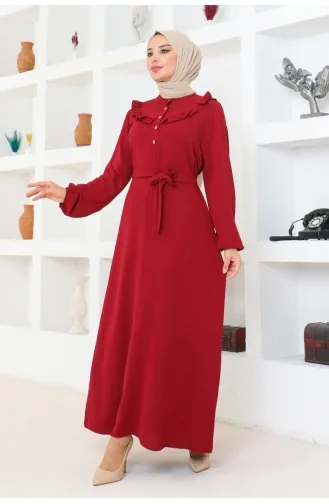 Robe Aerobin A Volants Rose 0072-01 Rouge Claret 0072-01