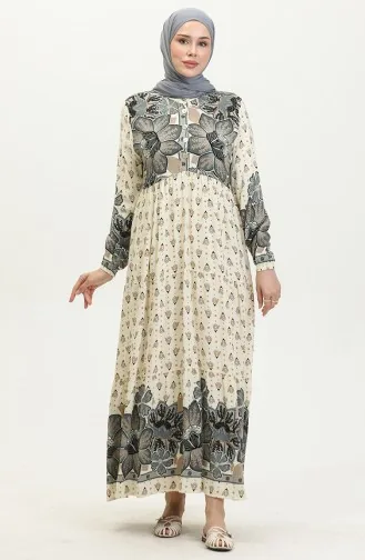 فستان بنقش أزهار  4093-01 انترسيت 4093-01