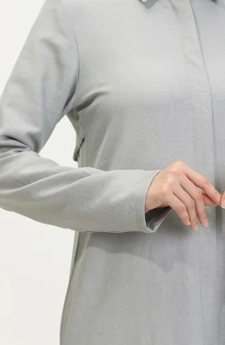 Hemdkragen Abaya 24019-04 Grau 24019-04