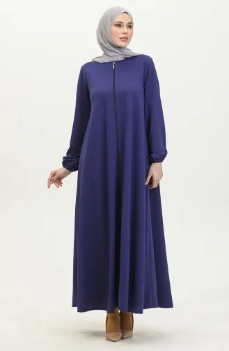 Doppelte Mevlana-Abaya Mit Reißverschluss 2029-03 Saks 2029-03