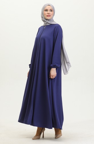 Abaya Mevlana Double Fermeture 2029-03 Saks 2029-03