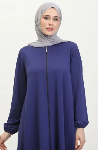 Doppelte Mevlana-Abaya Mit Reißverschluss 2029-03 Saks 2029-03