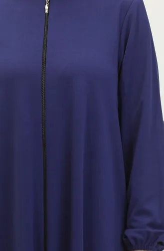 Doppelte Mevlana-Abaya Mit Reißverschluss 2029-03 Saks 2029-03